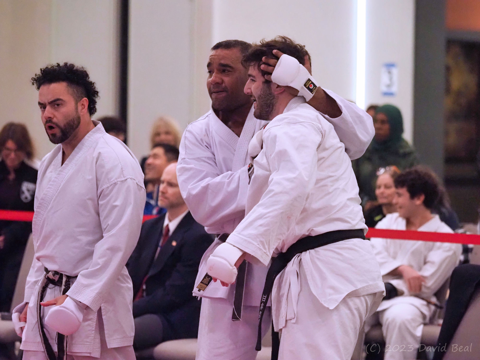 JKA NorCal competitors after a kumite match
